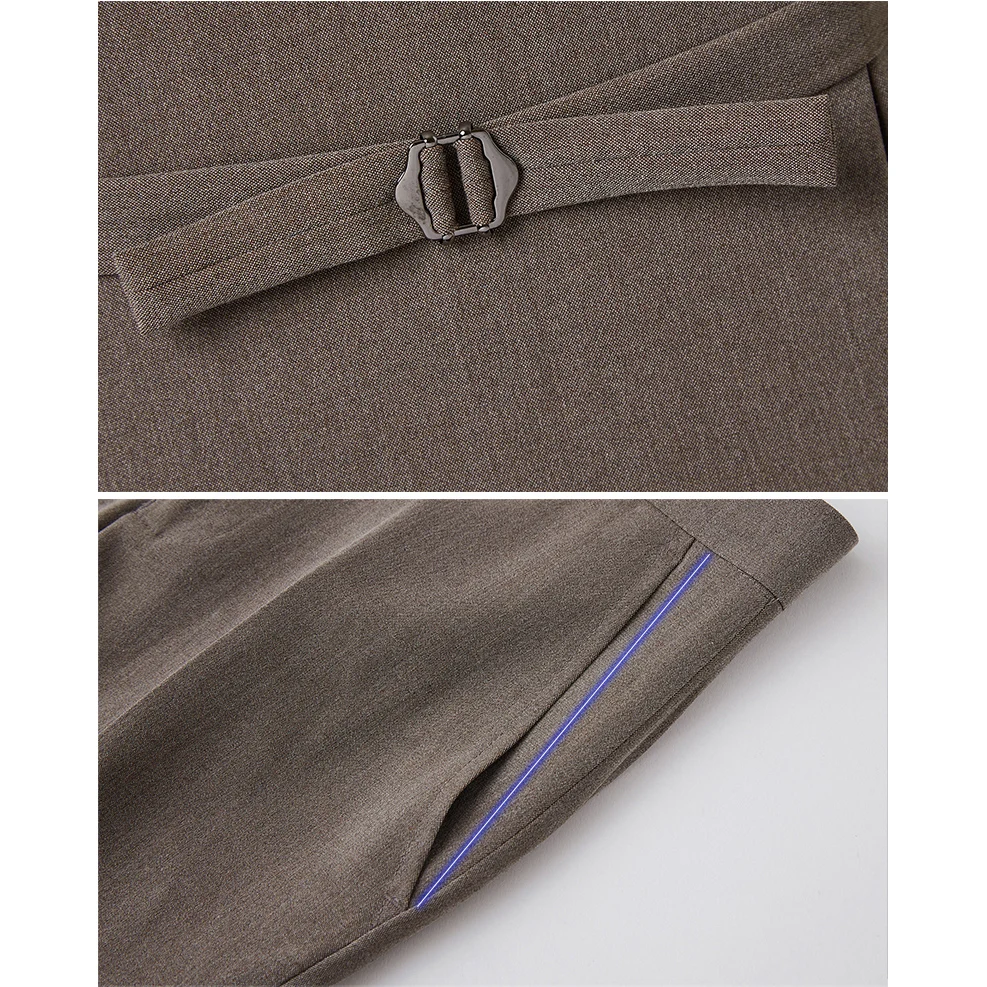 Мужской деловой костюм N &amp B двубортный смокинг блейзер 3 предмета (пиджак + жилет