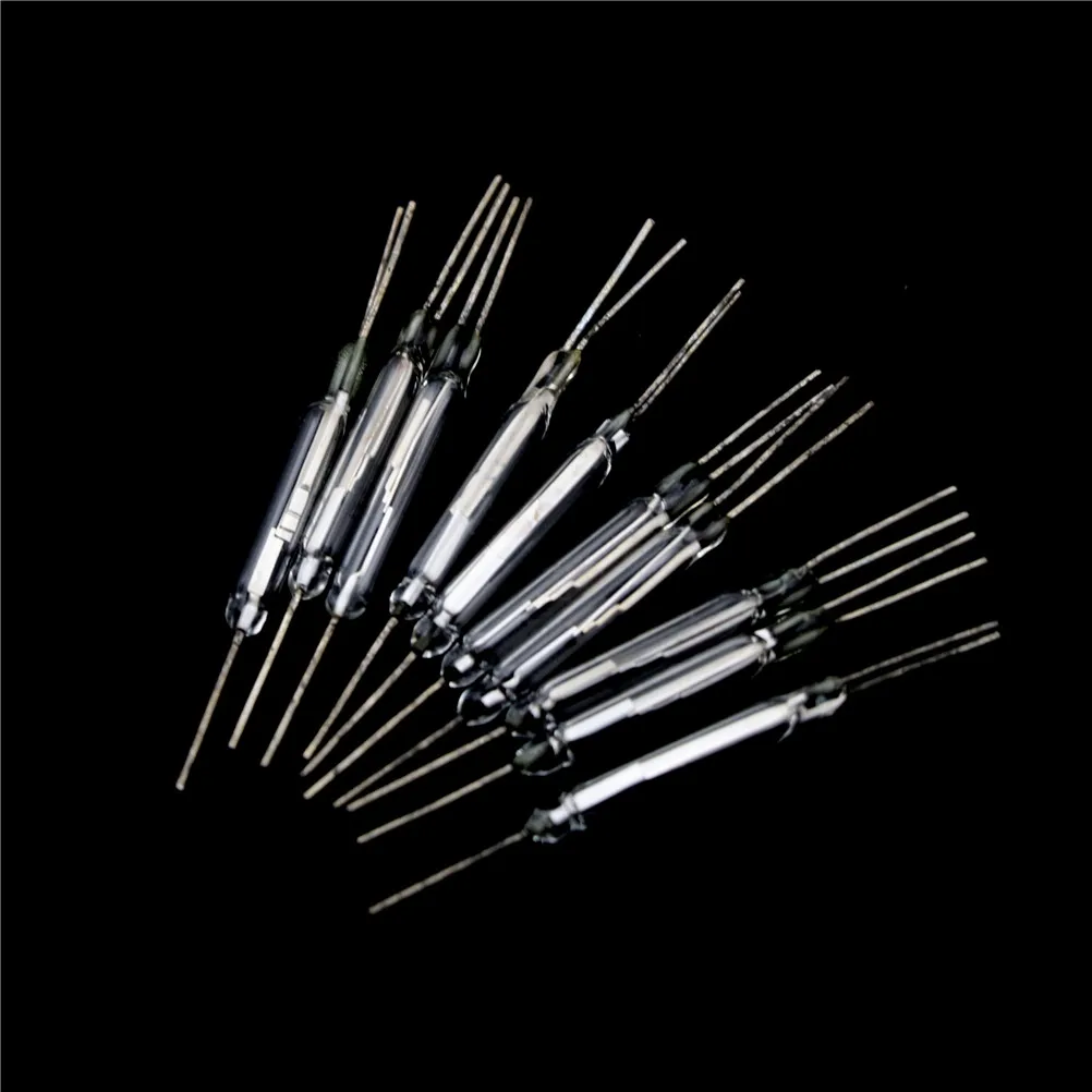 

Generic New 10PCS Reed Glass Magnetic Switches N/O N/C SPDT 300VDC 10W 3*20MM Accessories