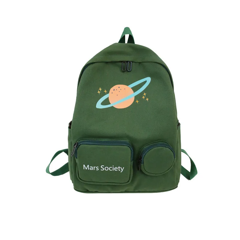 

Student Bag Canvas Backpack Backpack Male