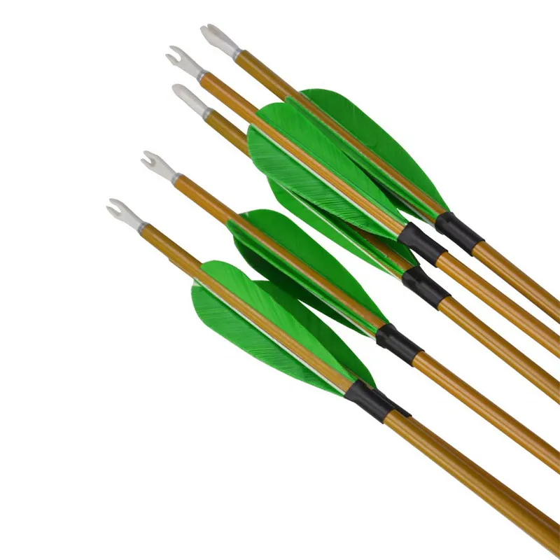 Карбоновые стрелы для стрельбы из лука карбоновые с натуральным пером