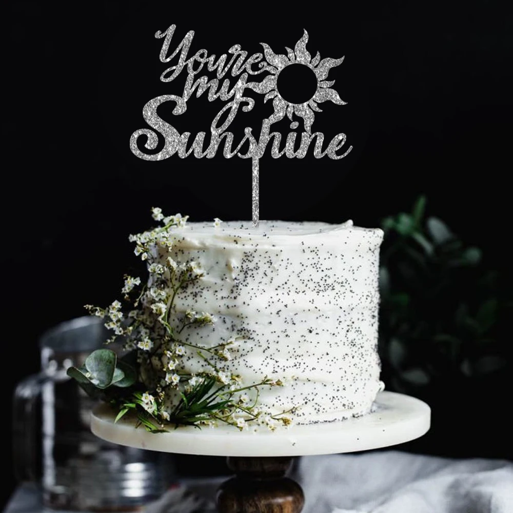 Топпер для торта You are My Sunshine Деревенское романтическое украшение на годовщину и