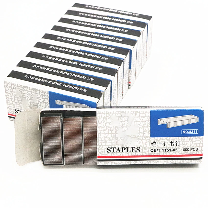 Standard Staples 30mm Length 25 Sheets Capacity About 900 per Box NO.12 24/6 Mini Fits Staplers -Silver | Канцтовары для офиса и