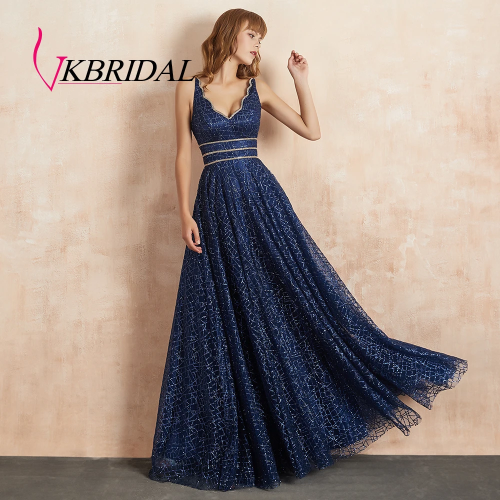 VKBRIDAL Длинное Элегантное Вечернее Платье праздничные платья для встречи