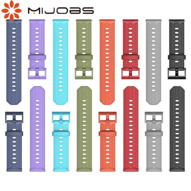 20 22 мм ремешок для Amazfit ремешок Bip спортивный ремешок для Xiaomi Huami Amazfit Bip BIT PACE Lite Молодежные умные часы браслет