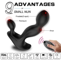remote control male prostate massager anal vibrator silicone 7 speeds butt plug sex toys for men masturbator for adult
