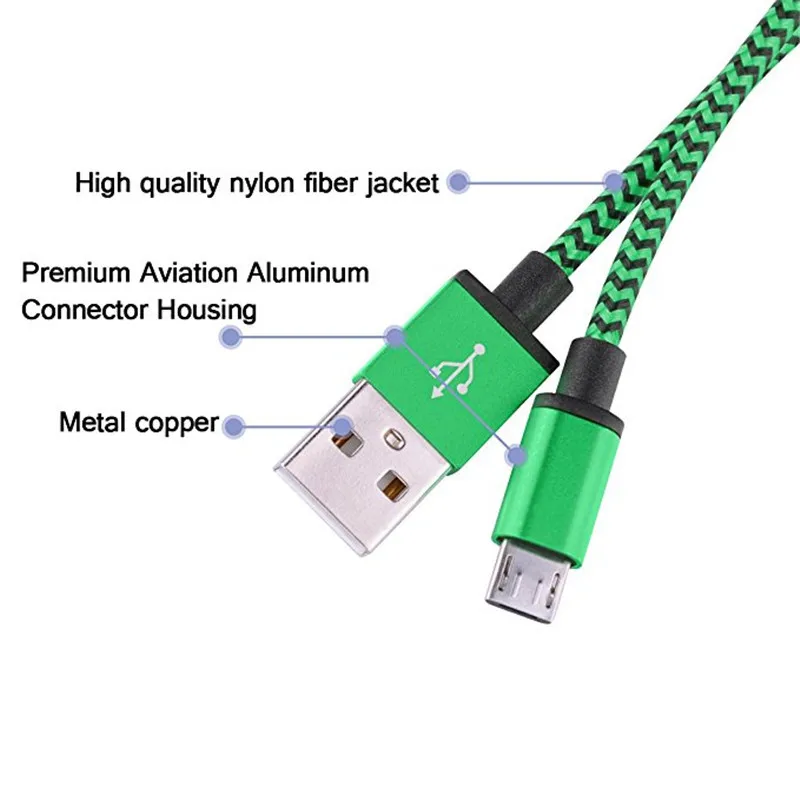 123 meter micro usb phone cable android charger cable kabel micro usb charging wire cord for xiaomi redmi 5 plus 8 7 6 6a s2 free global shipping