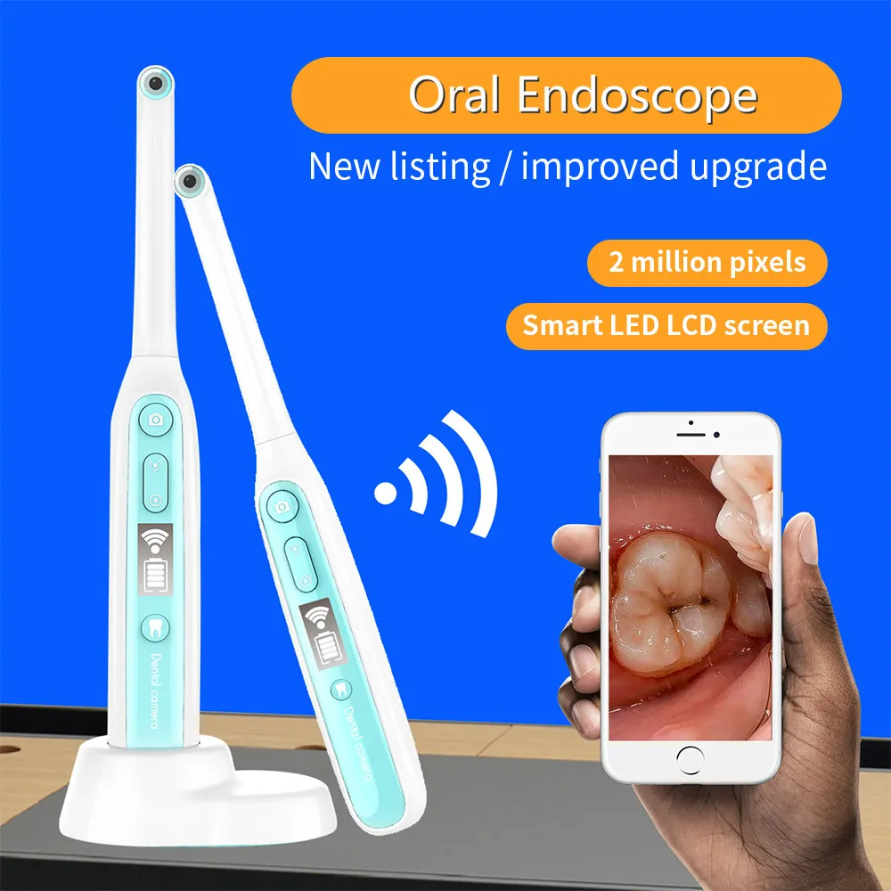 Беспроводной Wifi стоматологический эндоскоп с 8 регулируемыми светодиодными