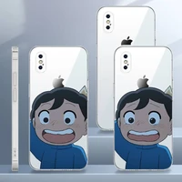 ousama ranking of king anime manga cartoon phone case transparent for iphone 13 12 mini 11 pro x xr xs max 7 8 6 6s plus se