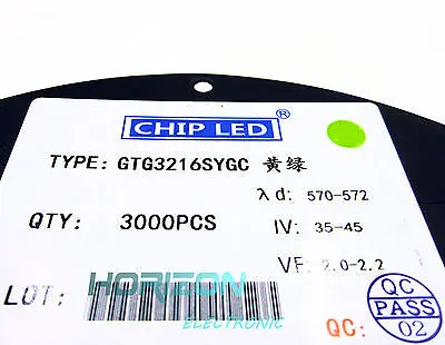 

1000 pcs GREEN LED lamp Bulb SMD SMT 1206 Super bright high quality