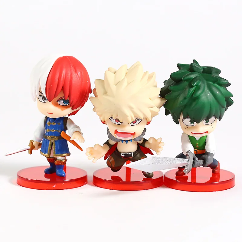 Мой герой Академия DLT Vol.1 Midoriya Izuku Todoroki Shoto Bakugou Katsuki ПВХ Фигурки коллекционные