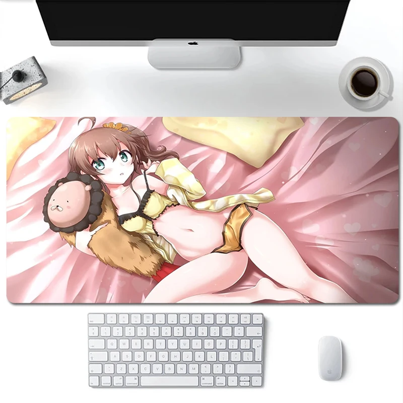 

Pc Gaming Computer Mat Gamer Keyboard Pad Mouse Table Pads Mausepad Mousepad Anime Carpet Desk Protector Diy hololive Deskmat