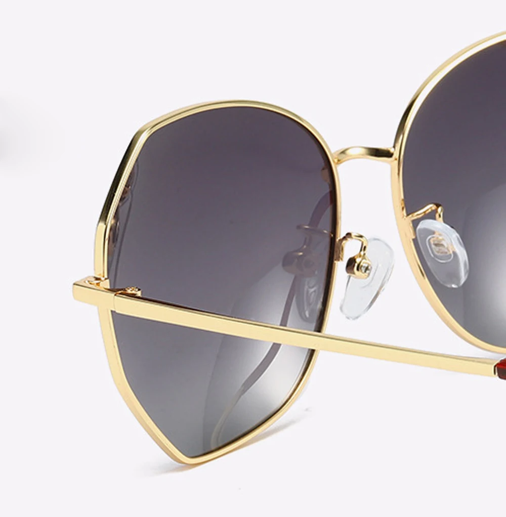 Модные мужские и женские поляризационные солнцезащитные очки с большой оправой