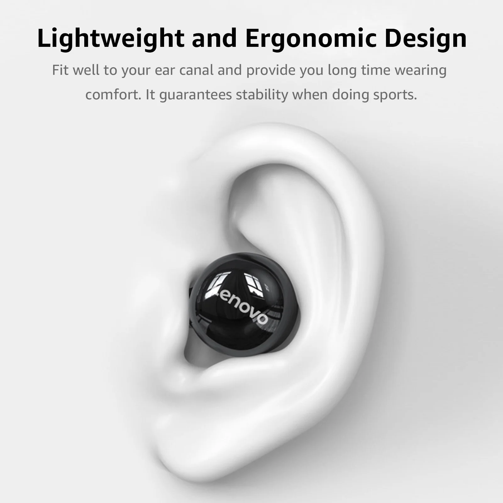 

Lenovo LP11 Mini TWS Bluetooth 5.0 Headphone Wireless Headphone Stereo Sport IPX4 Waterproof Sport Headphone with Microphone