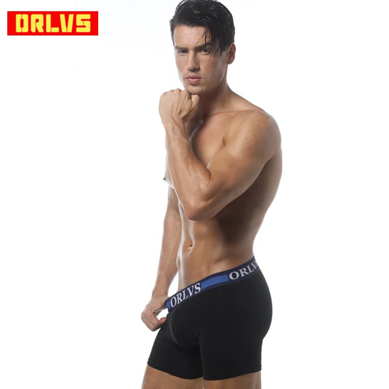 Фирменные трусы для мужчин мягкие хлопковые боксеры мужское нижнее белье геев