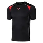 Jeansian Мужская Спортивная футболка, топы Для Бега Спортзала фитнеса, тренировки, футбол, короткий рукав, сухая посадка, LSL1058 Black2