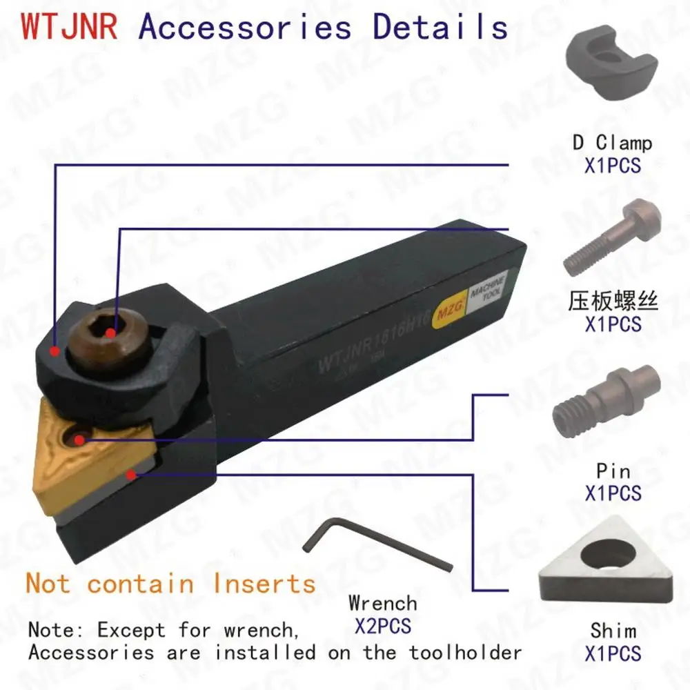 MZG WTJNR 20*20 25mm External Carbide Insert Turning Tool Holders CNC Lathe Machining Arbor Boring Toolholder Cutting Bar|turning tool holder|carbide