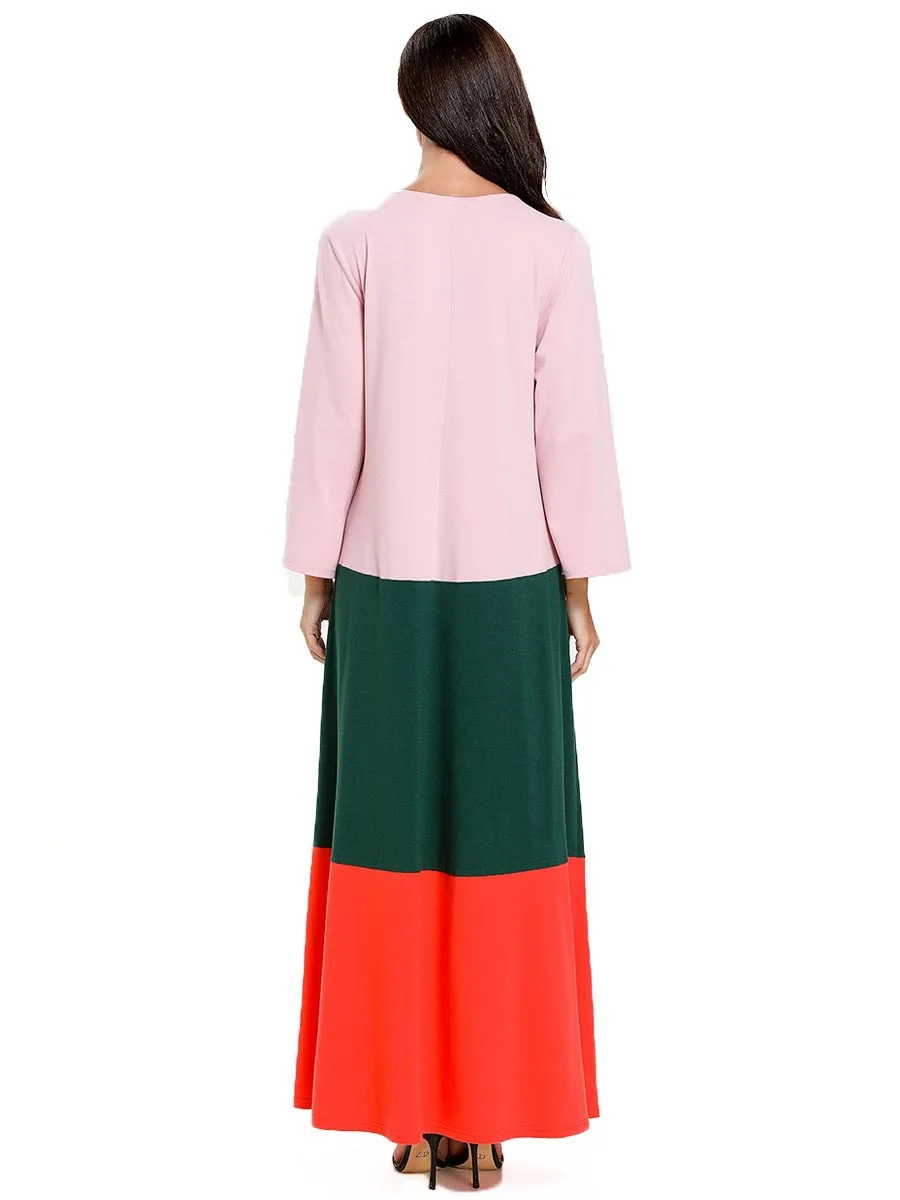 Марокканский кафтан удобная мода большой размер женское вышитое платье с