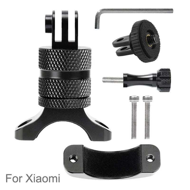 For Xiaomi Алюминиевый зажим для крепления штатива на руль велосипеда мотоцикла для GoPro Hero 8 7 6 5 Yi 4K Sjcam Eken для Go Pro аксессуар - Цвет: For Xiaomi