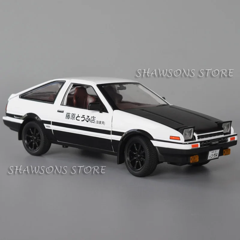 

1:20 Scale Diecast Car Model Trueno AE86 Miniature Replica Pull Back Toy With Sound & Light Large