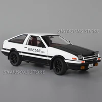 120 scale diecast car model toyota trueno ae86 miniature replica pull back toy with sound light large