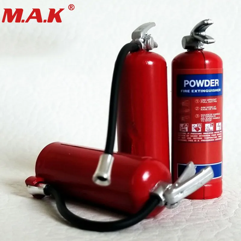 

1/10 scale New Fire Extinguisher for 1/7 1/8 1/9 SCX10 4WD D90 Rock Crawler RC Car Toy Model red color Car Accessories
