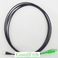 drop cable patch cord fc scapc scapc fcupc sm g657a 3x2mm 1 core black goodftth 1 15m