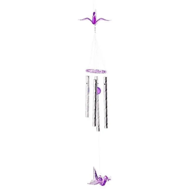 

Plastic Wind chime Wind bell Outdoor Yard Ornament Home Decor Metal Tubes door living room windows Blowing