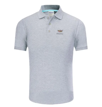 

New Polo Shirt for Cadillac logo Cotton Polo shirt Short Sleeve High Quantity polo shirts