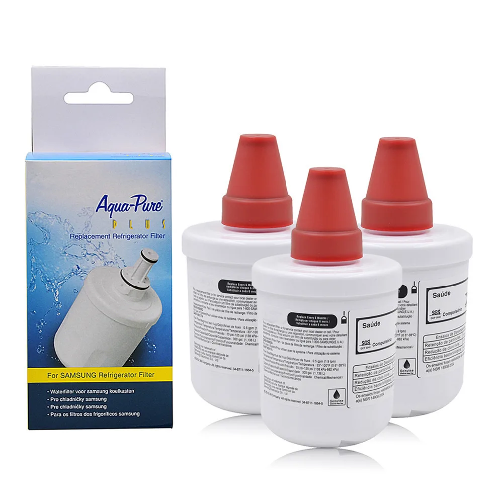 Совместим с Samsung DA29 00003G Aqua Pure Plus 00003B HAFCU1 00003A фильтр для воды холодильника 3