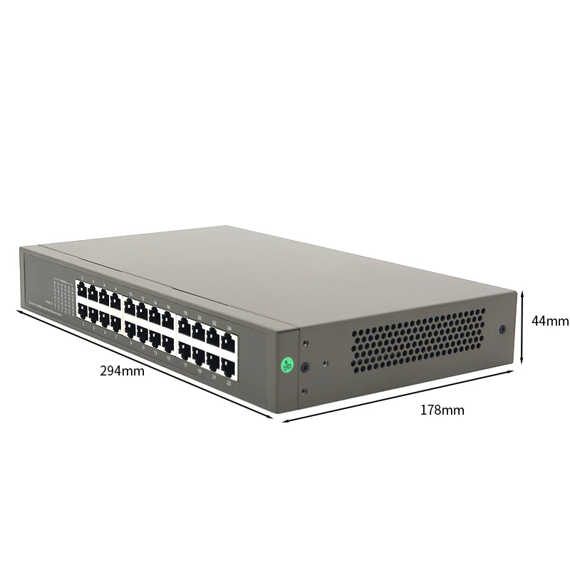 Сетевой коммутатор FSD GLF1024D 24 порта 10/100M Enternet QoS полудуплексный/полный DuplexLACP полнодуплексный VLAN порт sup Auto MDI/MDI