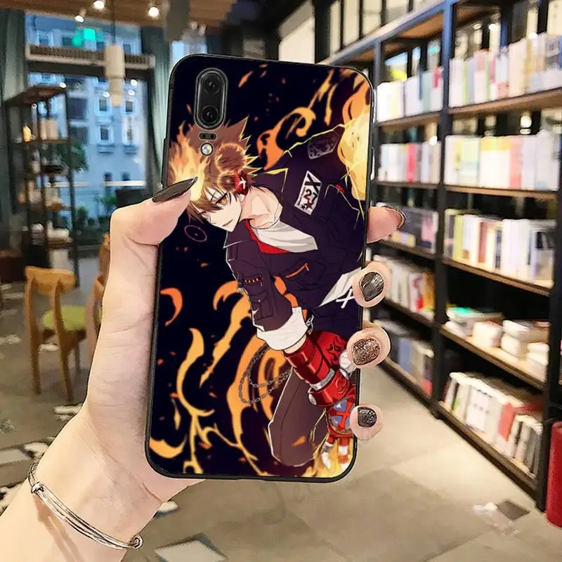 

Japan anime HITMAN REBORN Phone Case For Huawei honor Mate P 10 20 30 40 i 9 8 pro x Lite smart 2019 nova 5t