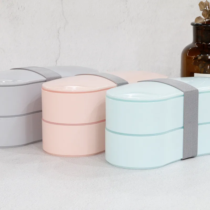 Небольшой пластиковый Ланч-бокс без бисфенола А в японском стиле для фруктового