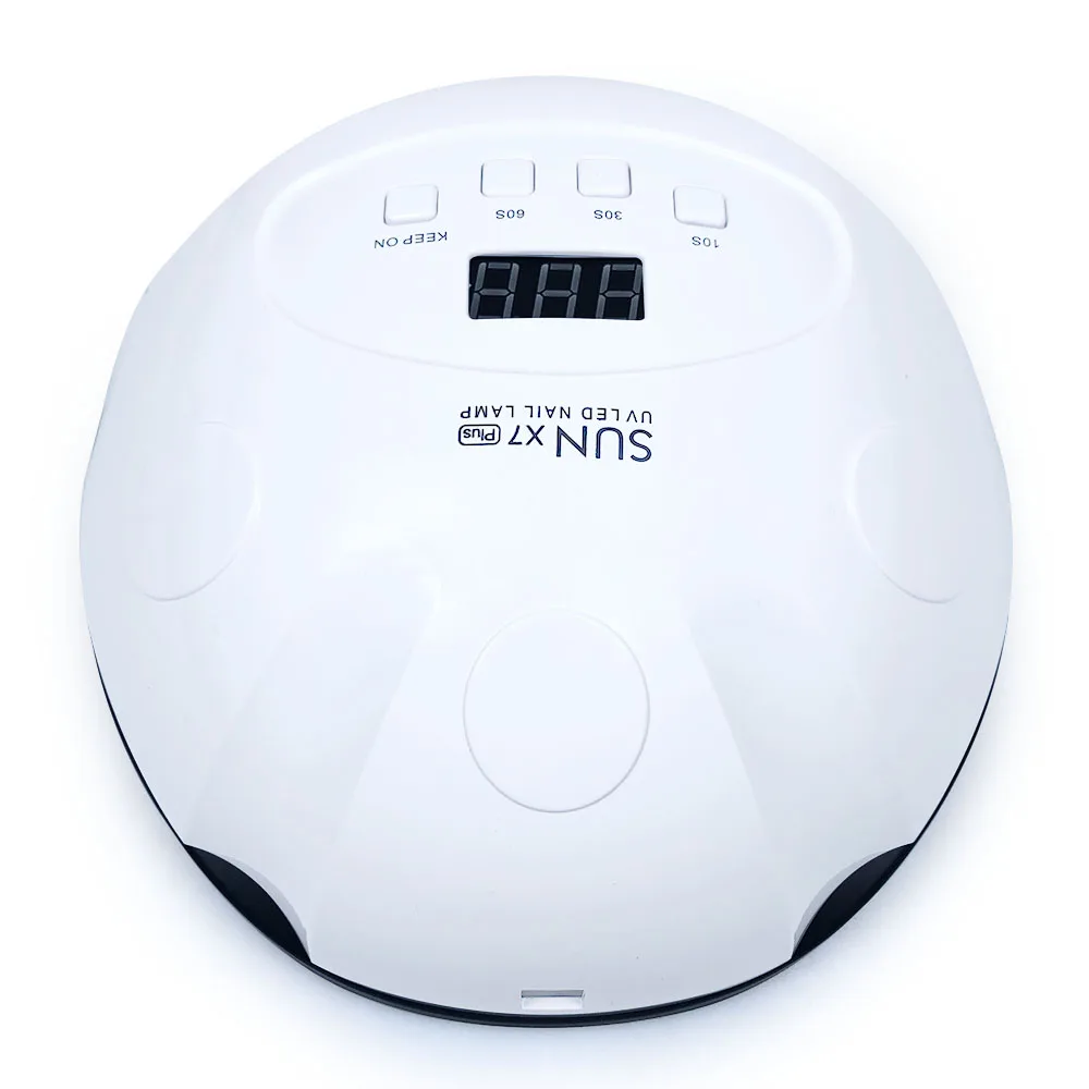 УФ лампа для ногтей SUN X7Plus светодиодная сушки 90 Вт гель лака отверждающая свет с