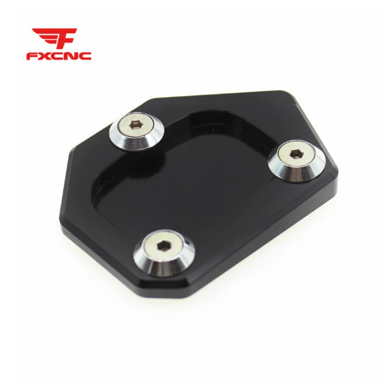 

CNC Side Stand Kickstand For Honda TRANSALP XLV 600 650 700 TRANSALP DOMINATOR NX FMX 650 Sidestand Extension Enlarger Pad