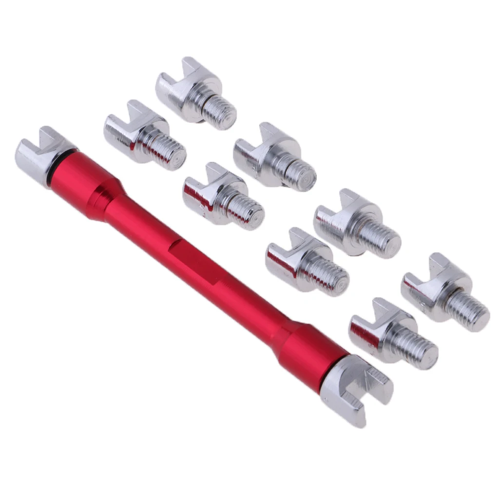 

Motorcycle Wheel Spoke Wrench Set Handle Repair Tool 5.0mm 5.2mm 5.4mm 5.6mm 5.8mm 6.0mm 6.2mm 6.4mm 6.6mm & 6.8mm