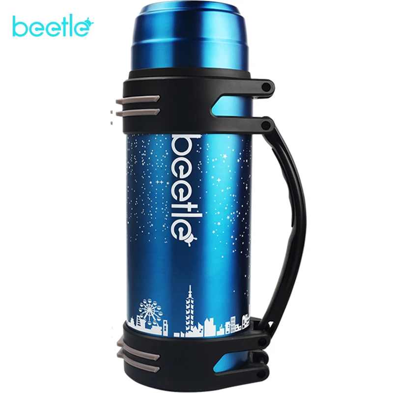 Термосы Beetle термосы из нержавеющей стали 2 л большой размер уличная дорожная