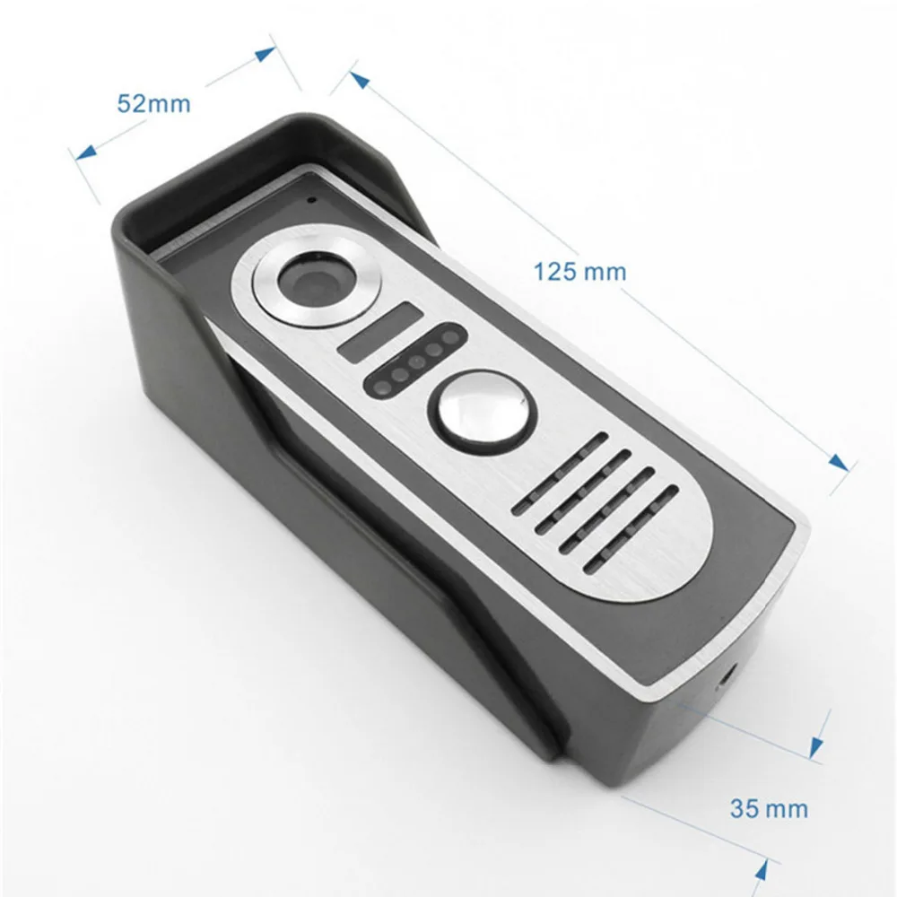 Видеодомофон Yobang система безопасности 7 дюймов проводной дверной звонок|video