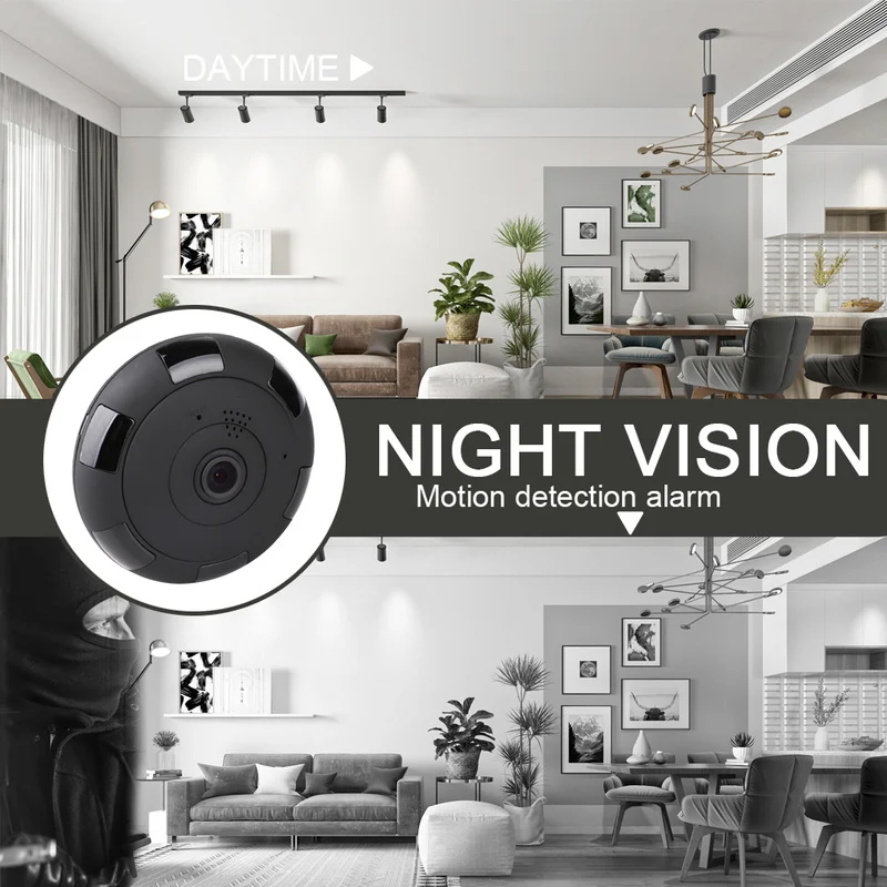 HD 960P Wi-Fi Камера Очки виртуальной реальности VR 360 ° панорамный домашней
