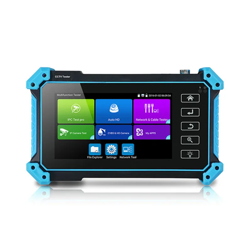 Новейший тестер видеонаблюдения IPC 5100 Plus Full 8MP IP CVI TVI AHD аналоговый 5 в 1 VGA и 4K HDMI