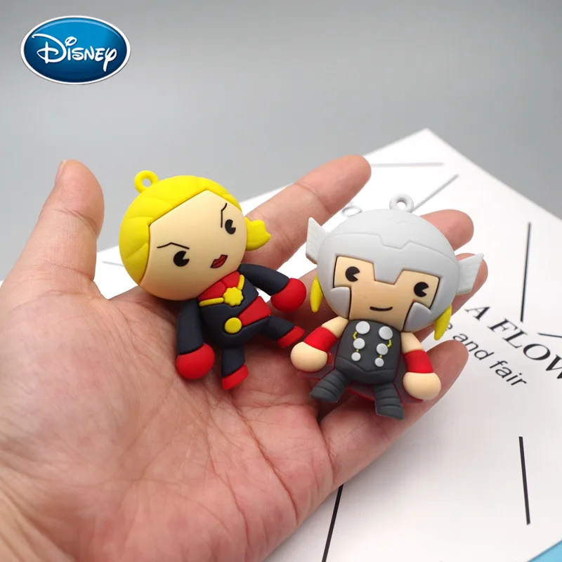 Кукла Disney Q Edition резиновая игрушка кукла Капитан Америка Тор Железный человек