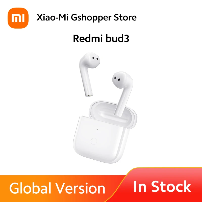 

Xiaomi Redmi Buds 3 TWS Wireless Bluetooth Earphone Dual Mic Noise Cancellation Earbuds Headset QCC 3040 Chip Headphones IP54