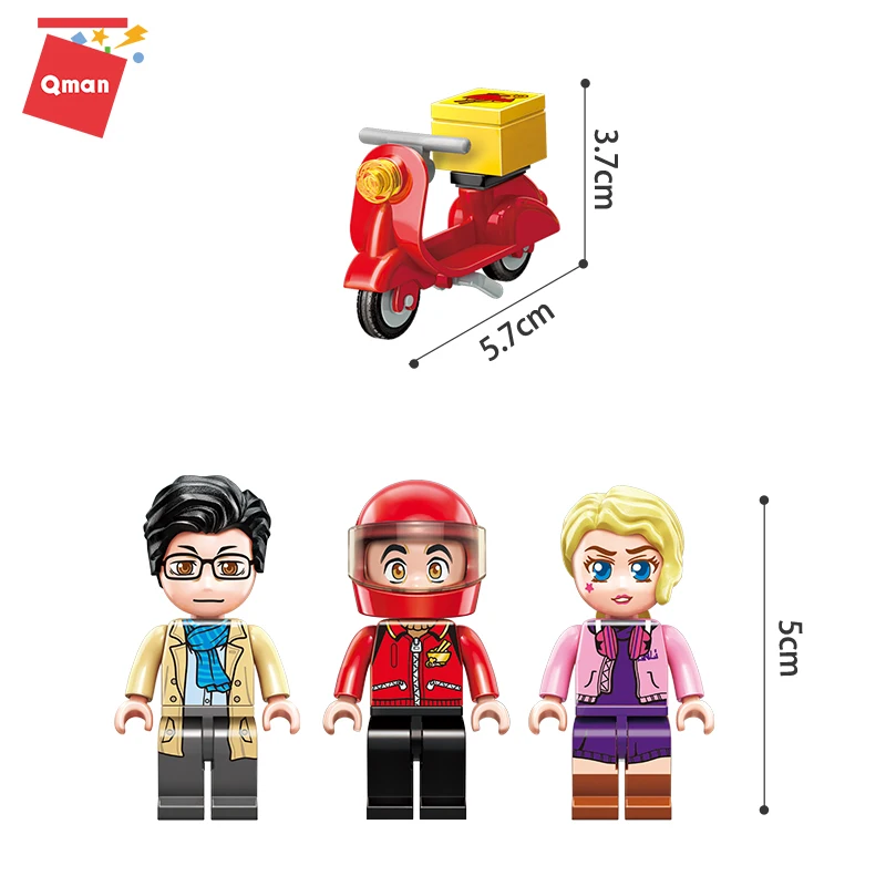 1133 уличный вид строительные блоки удобный магазин детский подарок обучающая