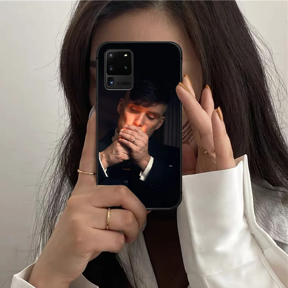 

Peaky Blinders Phone Case For Samsung Galaxy S 7 21 Note 8 9 10 20 E FE Ultra Plus black Back Soft Bumper Fashion Hoesjes