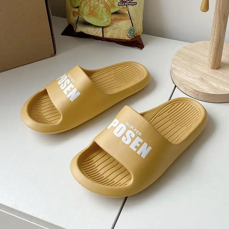 

Шлепанцы женские на платформе, Нескользящие, для ванной и дома