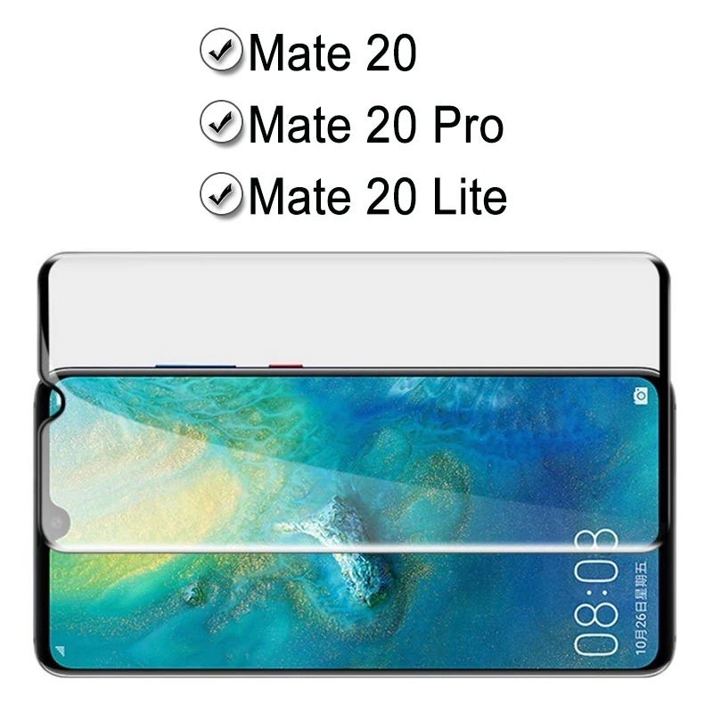 mate 20 pro protective glass for huawei mate20 20pro screen protector tempered glas mate20pro lite light 20lite 3d curved film free global shipping