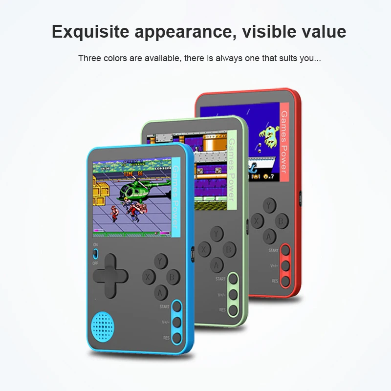

New 500 Games MINI Portable Retro Video Console Handheld Game Advance Players Boy 8 Bit Built-in Gameboy 2.4 Inch Colo LCDScreen