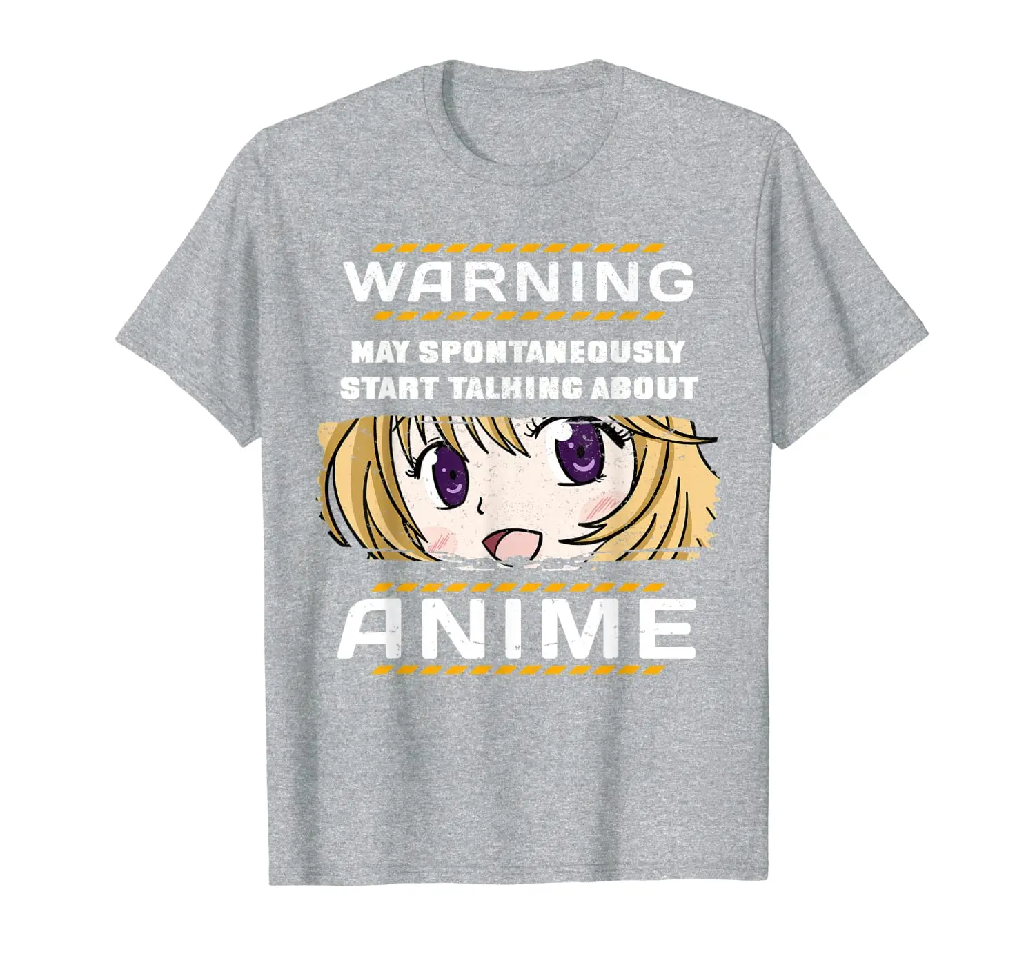 

Warning May Spontaneously Start Talking About Anime Shirt T-Shirt
