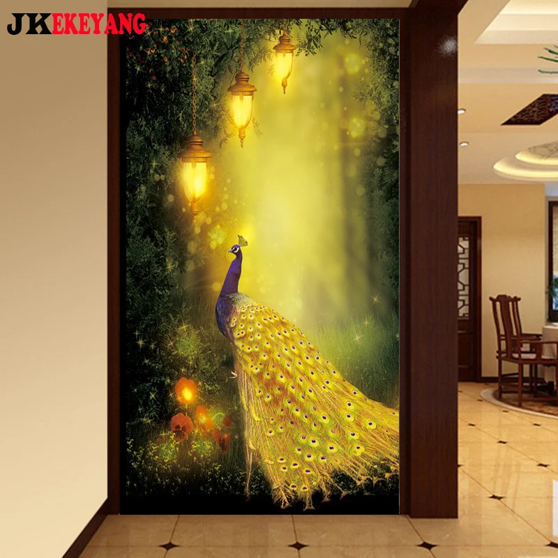 

Большой 5D Diy алмазная живопись Алмазная мозаика-Павлин Стразы Вышивка крестиком Y4082