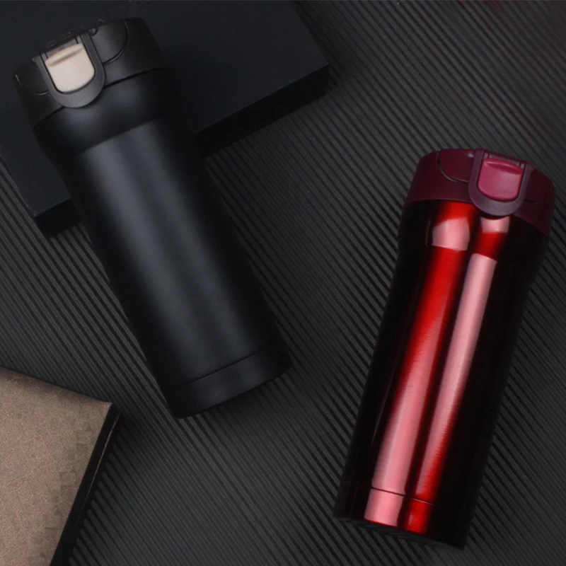 

350ml Logo Custom Car Thermo Cup Coffee Thermol Bottle Vacuum Flask Travel Mug Double Wall Stainless Steel Vacuum Flasks