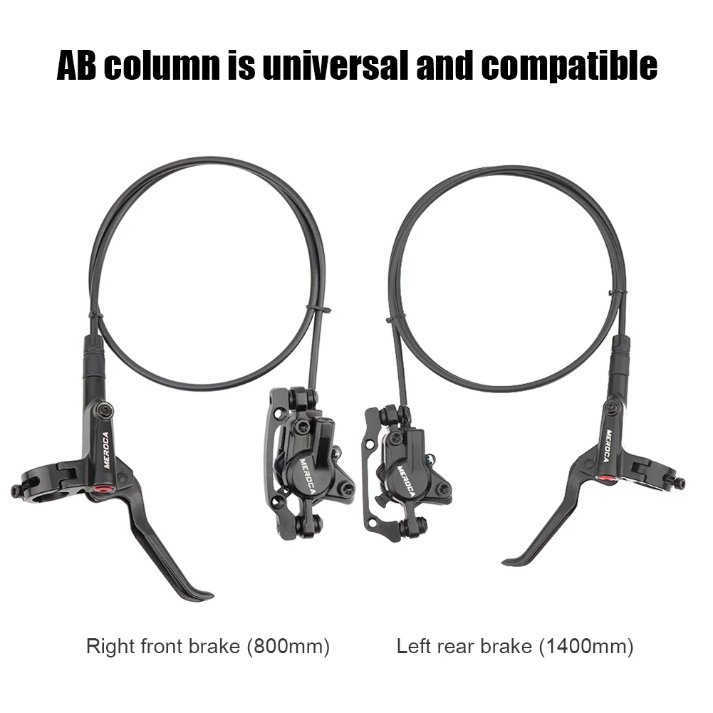 

Mountain Bike Disc Brake Set Hydraulic Disc Brake with 160mm Rotors + Bolts Rotor Set Freio Hidraulico MTB/road disc Accessory